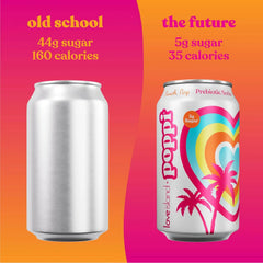 Poppi Prebiotic Soda, Bombshells, 12 Oz, 12 Pack