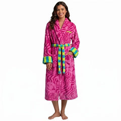 S/M Poppi Dorm Bath Robe Pink