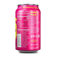 Poppi Prebiotic Soda, Strawberry Lemon, 12 Oz, 12 Pack